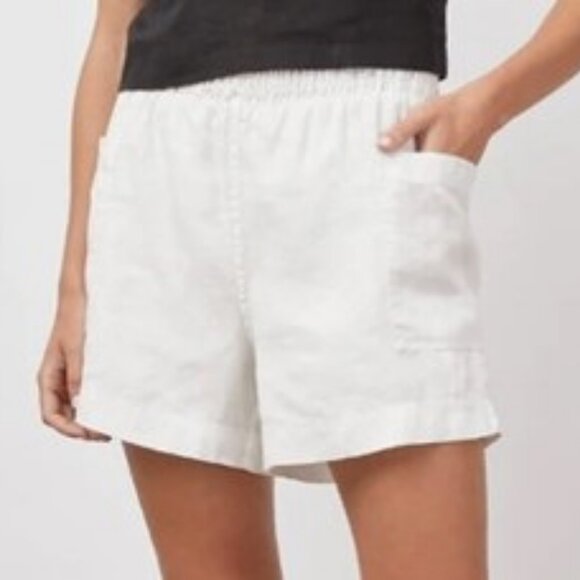 *NEW Rails 100% Linen Summer White Shorts Size Small
